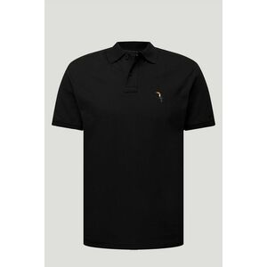 Polo Tričko Slim Fit, Barva Černá, s Potiskem Toucan obraz
