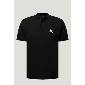 Polo Tričko Slim Fit, Barva Černá, s Potiskem Be Crazy obraz