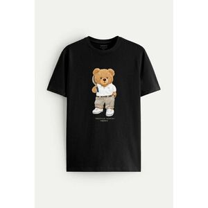 Tričko, Barva Černá, s Potiskem Prestige Teddy obraz