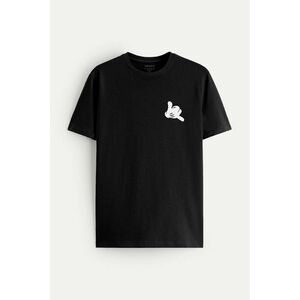 Tričko, Barva Černá, s Potiskem Be Crazy obraz