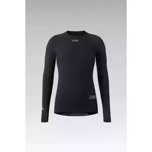GOBIK Cyklistické triko s dlouhým rukávem - WINTER MERINO WOMEN - černá XS-S obraz