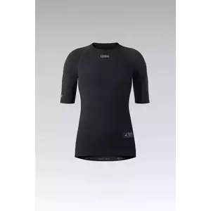GOBIK Cyklistické triko s krátkým rukávem - WINTER MERINO WOMEN - černá XS-S obraz