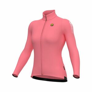 ALÉ Cyklistický dres s dlouhým rukávem zimní - WARM RACE R-EV1 - růžová XL obraz