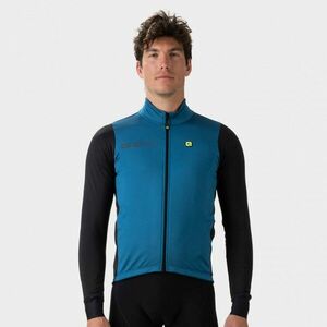 ALÉ Cyklistická zateplená bunda - FONDO 2.0 SOLID - černá/modrá 4XL obraz
