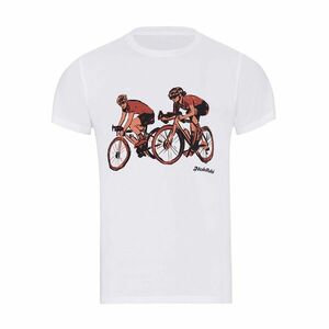 NU. BY HOLOKOLO Cyklistické triko s krátkým rukávem - JUST US - bílá XL obraz