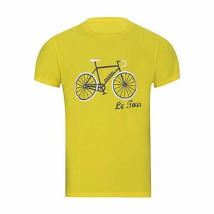 NU. BY HOLOKOLO Cyklistické triko s krátkým rukávem - LE TOUR LEMON II. - žlutá S obraz