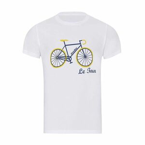 NU. BY HOLOKOLO Cyklistické triko s krátkým rukávem - LE TOUR LEMON II. - bílá S obraz
