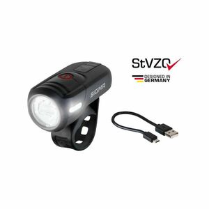 SIGMA SPORT přední světlo - AURA 45 - černá obraz