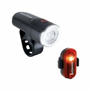 SIGMA SPORT set světel - AURA 30 - červená/černá obraz