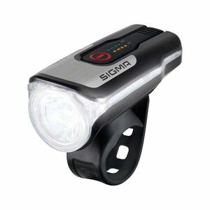 SIGMA SPORT přední světlo - AURA 80 - stříbrná/černá obraz