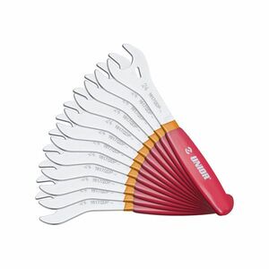 UNIOR sada klíčů - CONE WRENCH SET 13 - 28 / 12 - červená obraz