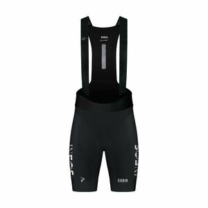 GOBIK Cyklistické kalhoty krátké s laclem - LANCER K10 INEOS GRENADIERS 2024 - černá M obraz