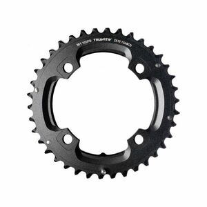 SRAM převodník - MTB 38T 104 S1 49 CHAINLINE AL5 2X10 NO PIN BLAST - černá obraz