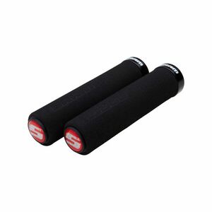 SRAM gripy - LOCKING GRIPS 129 mm - černá/červená obraz