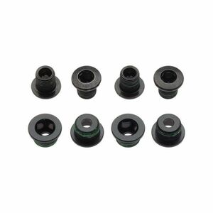 SRAM sada šroubů - CRANK CHAINRING BOLT KIT 4X2 - černá obraz