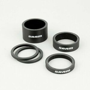 SRAM sada podložek - HEADSET SPACER SET - černá obraz