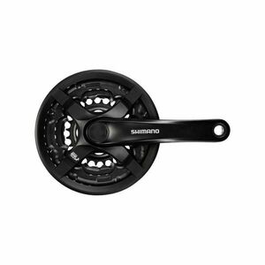 SHIMANO kliky s převodníkem - TOURNEY TY501 170mm 48/38/28 - černá obraz