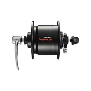 SHIMANO přední náboj s dynamem - DHC3000 32 - černá obraz
