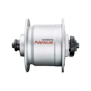 SHIMANO přední náboj s dynamem - DHC3000 32 - stříbrná obraz