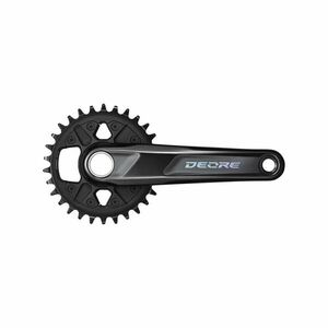 SHIMANO kliky s převodníkem - DEORE M6100 175mm 30 - černá obraz