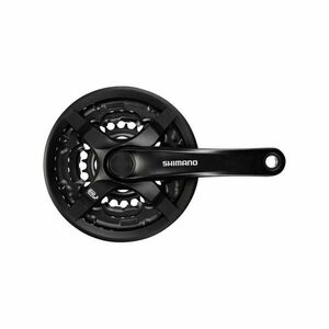 SHIMANO kliky s převodníkem - TOURNEY TY501 170mm 42/34/24 - černá obraz