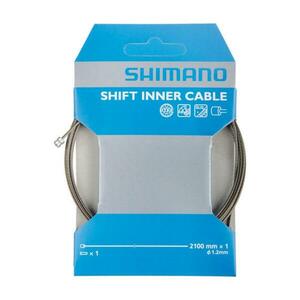 SHIMANO řadící lanko - CABLE MTB/ROAD 1, 2x2100mm - stříbrná obraz