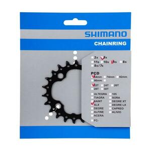 SHIMANO převodník - SLX M660 22 - černá obraz