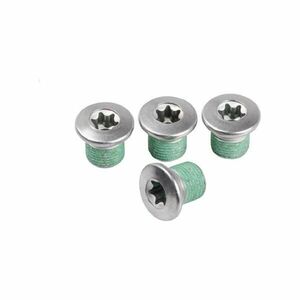 SHIMANO sada skrutiek k prevodníkom - DEORE XT M8000 FC-M8x8, 5mm - stříbrná obraz