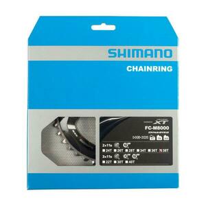 SHIMANO převodník - DEORE XT M8000 38 - černá obraz