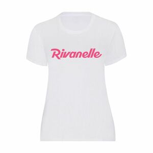 RIVANELLE Cyklistické triko s krátkým rukávem - CREW - bílá S obraz