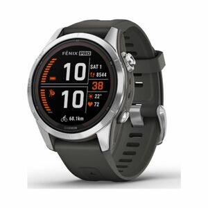 GARMIN chytré hodinky - FENIX 7S PRO SOLAR - antracitová/stříbrná obraz