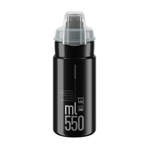 ELITE Cyklistická láhev na vodu - JET PLUS 550 - černá/šedá obraz
