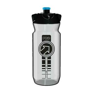 PRO Cyklistická láhev na vodu - PRO TEAM 600ml - transparentní obraz