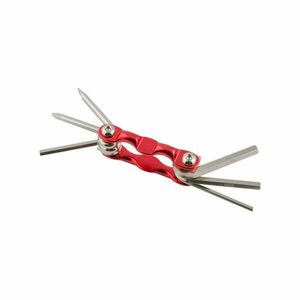 LONGUS multiklíč - WAVE 6 - červená obraz