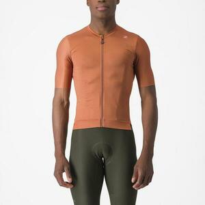 CASTELLI Cyklistický dres s krátkým rukávem - ESPRESSO - hnědá 3XL obraz