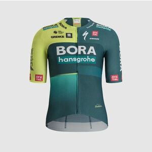 SPORTFUL Cyklistický dres s krátkým rukávem - BORA HANSGROHE 2024 - světle zelená/zelená 3XL obraz