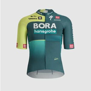 SPORTFUL Cyklistický dres s krátkým rukávem - BORA 2024 - zelená/světle zelená XL obraz