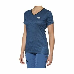 100% SPEEDLAB Cyklistický dres s krátkým rukávem - AIRMATIC W - modrá S obraz