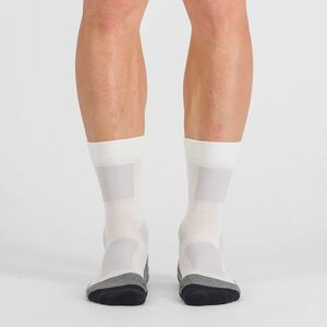 SPORTFUL Cyklistické ponožky klasické - PRIMALOFT - bílá/žlutá S-M obraz