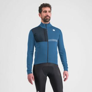 SPORTFUL Cyklistická zateplená bunda - GIARA SOFTSHELL - modrá M obraz