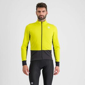 SPORTFUL Cyklistická větruodolná bunda - NEO SOFTSHELL - žlutá L obraz
