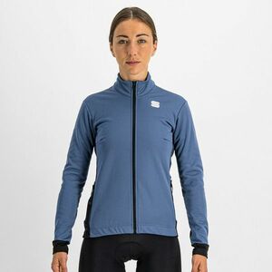 SPORTFUL Cyklistická větruodolná bunda - NEO SOFTSHELL - modrá/černá M obraz