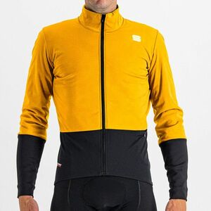 SPORTFUL Cyklistická větruodolná bunda - TOTAL COMFORT - žlutá/černá M obraz