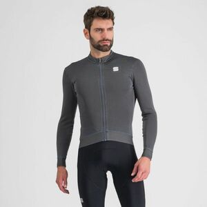 SPORTFUL Cyklistický dres s dlouhým rukávem zimní - MONOCROM THERMAL - antracitová M obraz