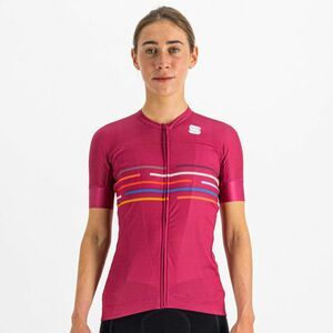 SPORTFUL Cyklistický dres s krátkým rukávem - VELODROME - cyklámenová L obraz