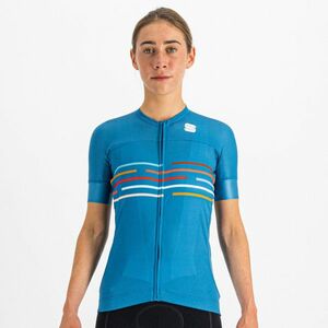 SPORTFUL Cyklistický dres s krátkým rukávem - VELODROME - modrá M obraz