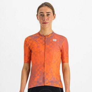SPORTFUL Cyklistický dres s krátkým rukávem - ROCKET - oranžová S obraz