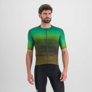 SPORTFUL Cyklistický dres s krátkým rukávem - FLOW SUPERGIARA - zelená M obraz