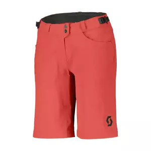 SCOTT Cyklistické kalhoty krátké bez laclu - TRAIL FLOW - červená S obraz