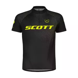 SCOTT Cyklistický dres s krátkým rukávem - RC PRO JR - černá 140 cm obraz
